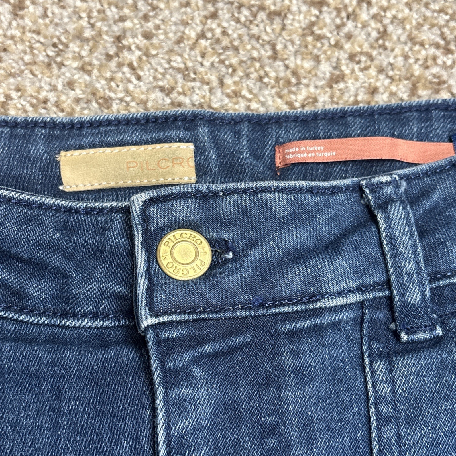 Anthropologie Pilcro The Kit Utility Flare Leg Med Wash Jeans 29 Fits 32 X 30.5 - View 4