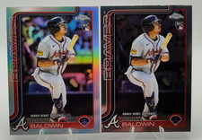 2025 Topps Chrome Update Drake Baldwin #USC88 Rookie Debut Refractor+Base Braves
