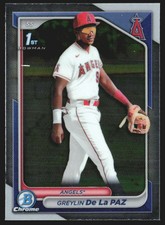 2024 Bowman Chrome Prospects Greylin De La Paz #BCP-181 GS1-20