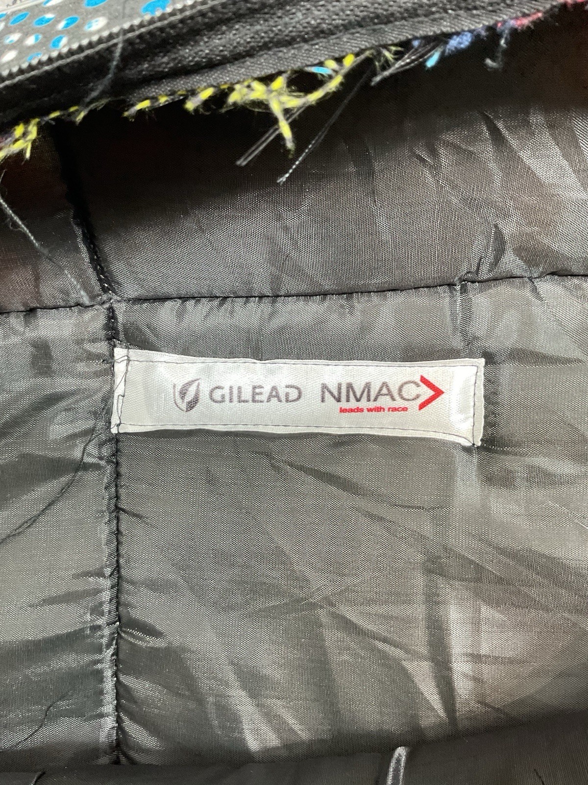 Gilead NMAC Large Patchwork backpack Front pocket… - image 6