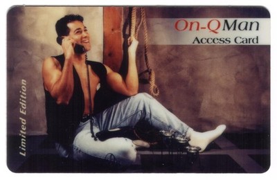 On-Q Bay Area Magazin On-Q Man Persönliche Verbindung Zugangskarte Telefonkarte