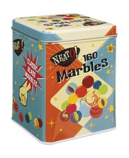 Toysmith Neato Classics Marbles Tin Box Game, Assorted, 160 Cou... USA FAST SHIP