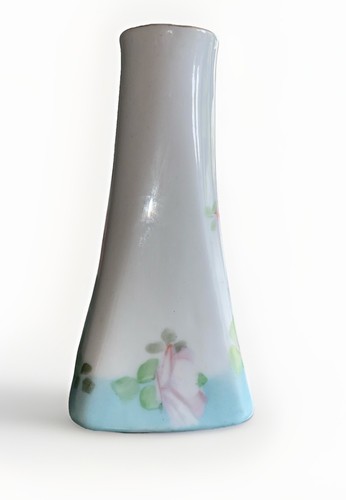 Vintage Porcelain Hat Pin Holder Hand Painted Floral Victorian Style 5” - 第 4/7 張圖片