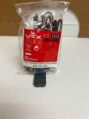 Vex Robotics 3-Wire Extension Cables 276-1424 - Large Bundle