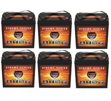 6 PACK: VMAX XTR6-235M Xtreme 6V 235Ah AGM Deep Cycle Battery, GC2 Group (6)