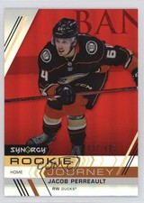 2022 Upper Deck Synergy Rookie Journey Red Home 37/499 Jacob Perreault #RJ-3 5b7