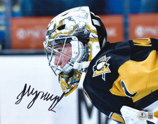 SERGEI MURASHOV signed (PITTSBURGH PENGUINS) 8X10 photo BECKETT BAS BW52116