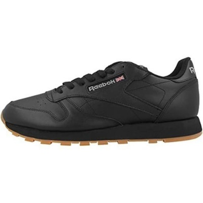 Reebok Classic Leather Classic Nylon  White Black Mens Shoes Sneakers Size 8-13