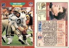 Bobby Hebert Lot of 10 Football Cards New Orleans Saints   NFL-25-243