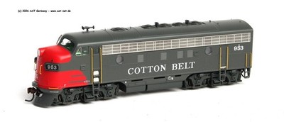 Athearn Genesis H0 G22020 - EMD F7A SSW Cotton Belt #953; NEW & OVP