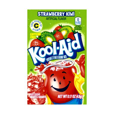 Kool-Aid Variety Flavor Caffeine Free Soft Drink Mix / STRAWBERRY-KIWI 8 PACKETS