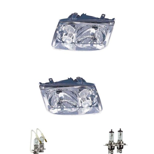 Johns Set Fari Alogeni H1/H1 Per VW Passat 35i (08/93-08/96) - Sostituzione Manuale/Elettrica - Lato Sinistro E Destro