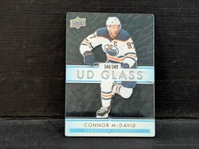 2021-22 Upper Deck Ovation Glass Hockey Edmonton Oilers Connor McDavid /349