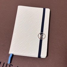 Louis Vuitton Epi White Cahier Gustave PM Planner Contemporary Parisian Luxury