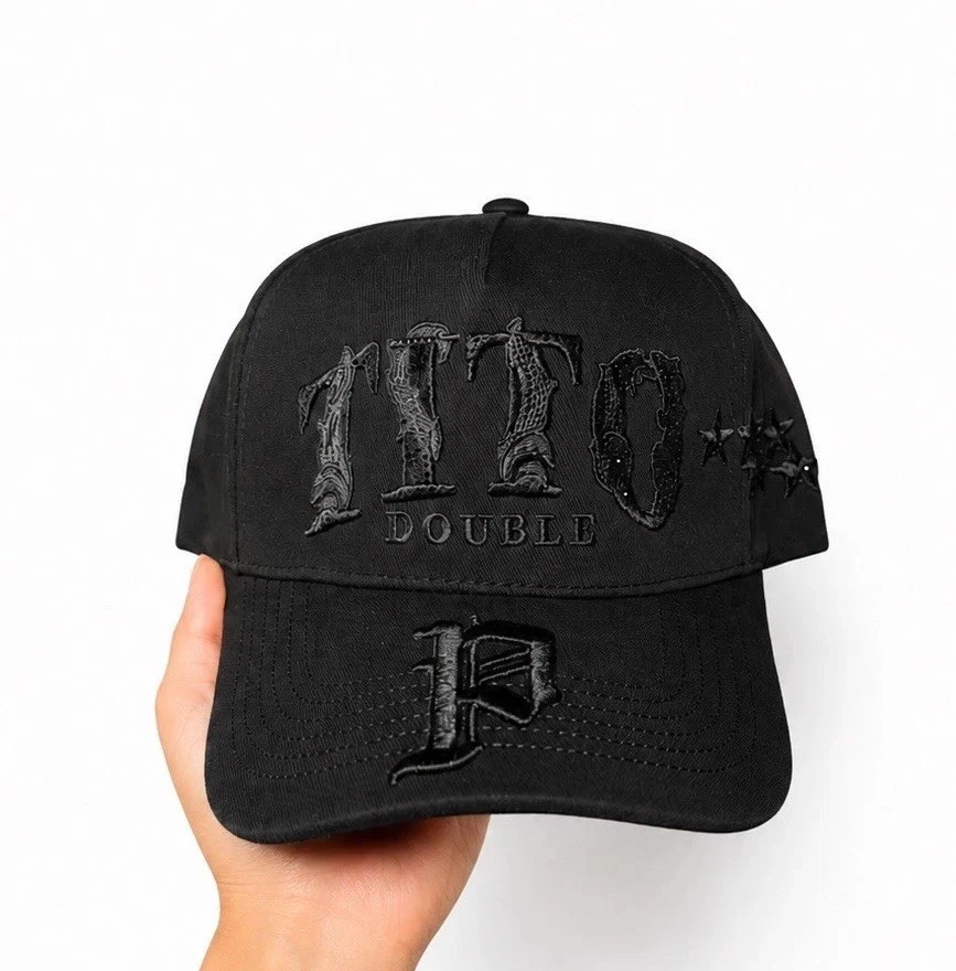 Tito Double P x Cash Only Black Snapback - NO BOX