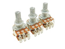 Alpha Dual MN 25k Blend Balance Pot Knurled Shaft Pan Pot MIK