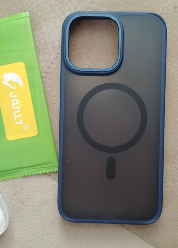 Stewards Janit Midnight Blue iPhone 14 Pro Max Tempered Cell Case Cover &Cleaner - Picture 9 of 14