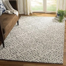 Hand tufted New Modern Design Handmade Area Rug Bedroom , Living Room Carpet