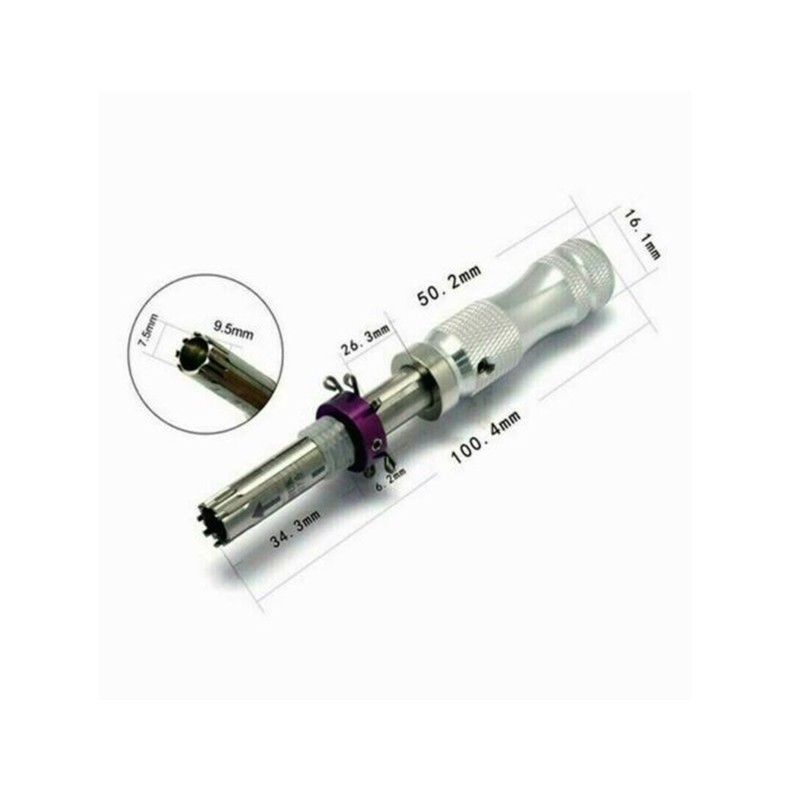 3* Tubular 7 Pins Tool Accessories Stainless Adjustable Tool Set 7mm 7.8mm 7.5mm