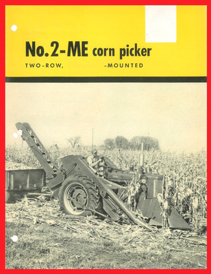 IH International Farmall McCormick 2-ME 2 Row Corn Mounted Picker ...