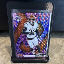 Panini 2025 Mosaic Geno Stone #186 Cincinnati Bengals Prizm NFL Card