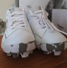 New Balance Romero Sisters Dúo Goma Softbol Niña 1.5 Gris Blanco Cordones Nuevo