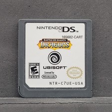 Battle Of Giants Dragons Nintendo DS Video Game by Ubisoft Cart Only Tested