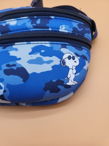 Peanuts New 2024 Snoopy Blue Camo Hip Pack New With Tags - Picture 9 of 20