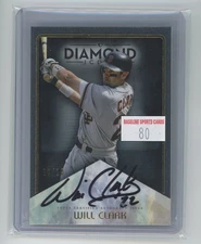 2023 Topps Diamond Icons Autograph Purple #AC-WCL Will Clark /10