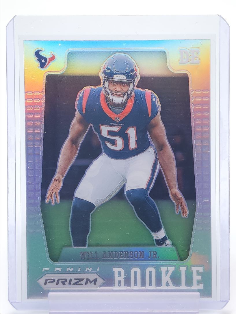 WILL ANDERSON JR. 2023 PANINI PRIZM FLASHBACK ROOKIE SILVER RC Q5838