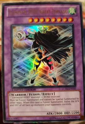 Yu-Gi-Oh!  1 × Elemental Hero Great Tornado Ultra Rare 