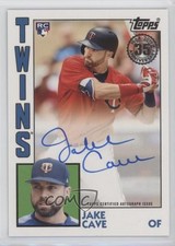 2019 Topps 1984 Topps Baseball Rookies Auto Jake Cave #84R-JC Auto fm0