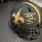 Drew Brees Signed New Orleans Saints Helmet SB XLIV Beckett Authenticated