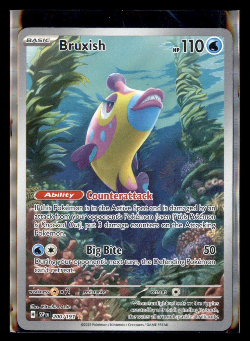 Bruxish - Illustration Rare SV08: Surging Sparks 200/191 LP
