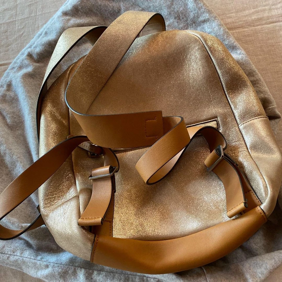 BRUNELLO CUCINELLI Women Bag Backpack Monile Elegant Leather Gorgeous Limited Ed - Image 3 of 4