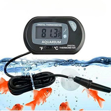 LCD Digital Thermometer Aquarium Fish Tank Vivarium Water Marine Probe UK Seller