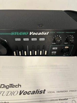DigiTech Studio Vocalist Vocal Harmonizer Rack Mount Effect