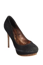 ZARA Plateau-Pumps Damen Pumps Gr. DE 40 schwarz-sandbraun-braun