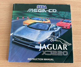 Jaguar XJ220 Sega Mega CD Game Complete