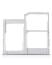Dual Sim Card Tray Compatible For Samsung Galaxy A40 A405 / 2019 White