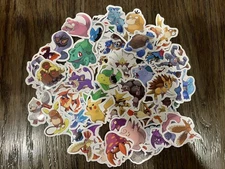 100 Pcs Pokemon Stickers No Duplicates Free Shipping
