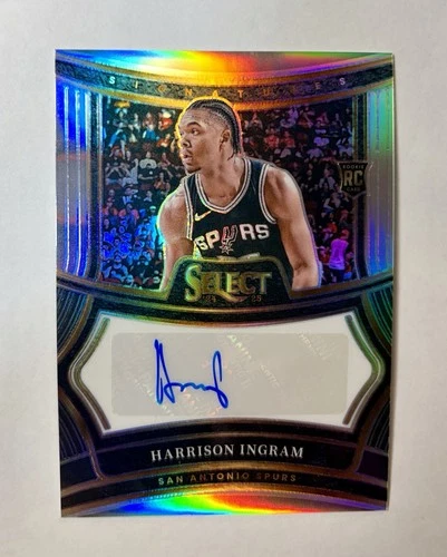 2024-25 Panini Select Harrison Ingram Auto Spurs Rookie Prizm Silver Auto /249