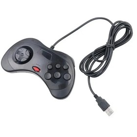 BLACK/WIGHT Controller Wired For Sega Saturn