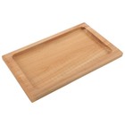  Wood Tray: Rectangular Serving Board for Fruit Steak Coffee Tea Snacks - Wooden