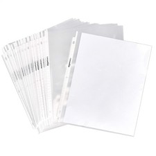 Amazon Basics Sheet Protectors for 3 Ring Binder, 100 - Pack, Clear