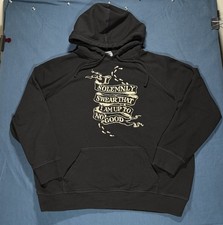 Universal Studios The Wizarding World Of Harry Potter Marauder  s Map Hoodie XL