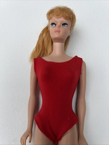 Vintage Blonde Ponytail Barbie Doll 1960's Mattel