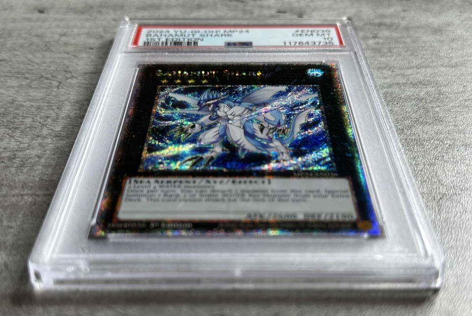 Yugioh Card 1st Edition Bahamut Shark QCSR PSA 10 Gem Mint, MP24-EN046 2024 - Image 3 of 4