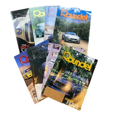Vintage Roundel Magazine Lot 2000 Jan-Aug Lot Of EIGHT Good-VG BMW CCA