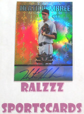 Heath Hembree 2011 Leaf Valiant Draft On-Card Auto HH1 Rookie